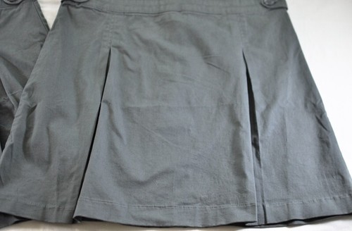 lot of 2 girl's school uniforms size XXL Plus gray jumpers sleeveless zipper bac - Picture 9 of 11