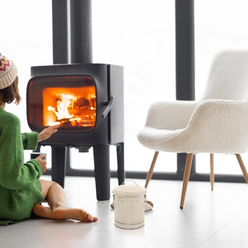 Ascheeimer Für Den Kamin Zubehör Kaminofen Kaminkübel Feuereimer - Bild 7 von 12