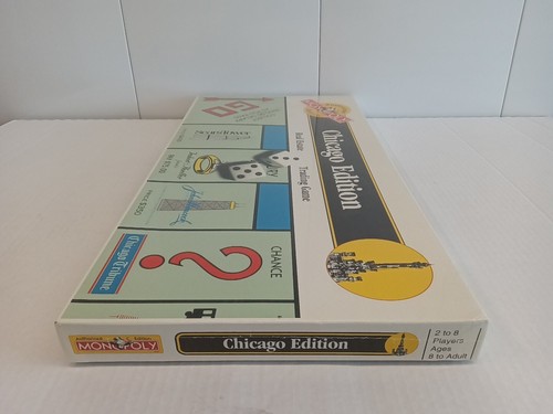 Monopoly Chicago Edition Immobilienfinanzierung Brettspiel Parker Brothers VERSIEGELT! - Bild 5 von 15