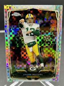 AARON RODGERS 2014 TOPPS CHROME XFRACTOR REFRACTOR #83