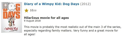 Diary of a Wimpy Kid: Dog Days (Blu-ray/DVD,2012,2-Disc Set) Zachary Gordon,NEW! - Picture 11 of 14