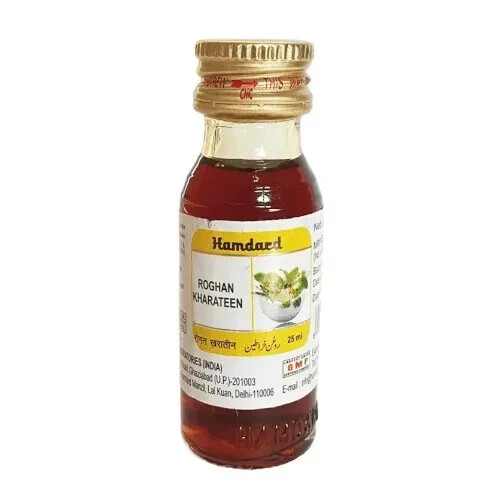 Pack of 2 Hamdard Rogan Kharateen 25ml Oil For Men Free Shipping - Picture 3 of 3