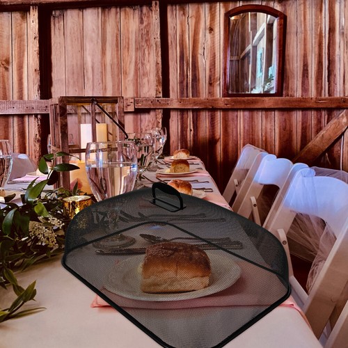 Outdoor Picnic Dome Cover Tent Mesh Food Cover Metal food storage cover - Picture 11 of 12