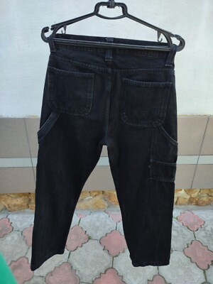 Jaded London Black Spider Web Carpenter Pants Skate Fit Straight