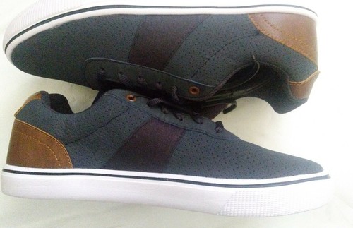 George Herren Gordon Memory Foam leichte Freizeit Sneaker DUNKELBLAU Größe 8-NEU - Bild 6 von 6
