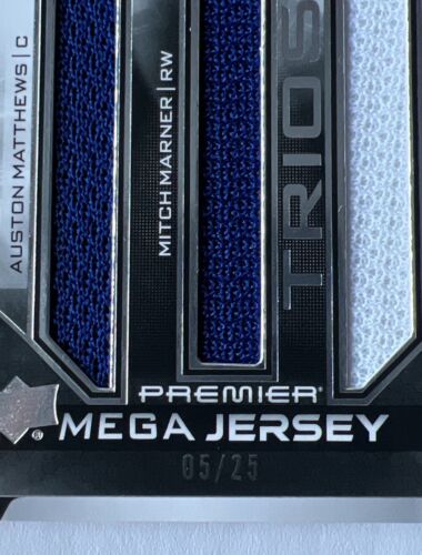 Auston MATTHEWS Mitch MARNER William Nylander 2022-23 Premier /25 Trios Mega SP - Bild 2 von 3
