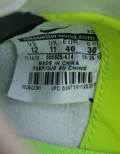 Nuove scarpe/tacchetti da calcio outdoor Nike Mercurial Vapor IX taglia 12 - Foto 4 di 7