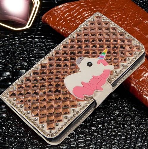 Custodia per Ulefone Note 13P Bling Diamond flip pelle supporto carte custodia portafoglio - Foto 24 di 26