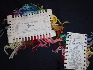 KENTUCKY-SOFT-SPUN-COLOR-YARN-CHARTS-VINTAGE-MARYVILLE-KENTUCKY-YARN-CHART