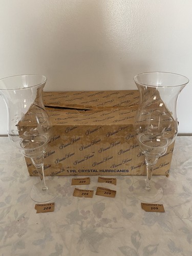 ⭐️Principessa Casa Heritage Cristallo Inciso Uragano Portacandele #428⭐️ - Foto 3 di 24