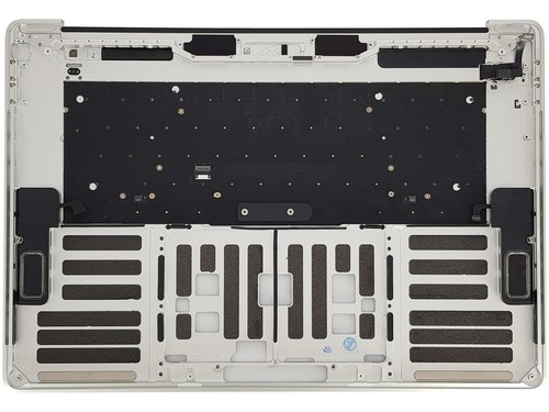 Apple MacBook Pro Retina 15" A1707 2016 2017 Palmrest Cover Keyboard UK Silver - Picture 2 of 2