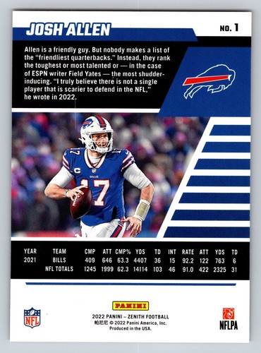 JOSH ALLEN (2018-2024) NFL - CHOOSE YOUR CARD! - Buffalo Bills - Picture 8 of 20