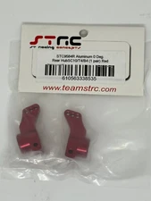 ST RACING 9584R ALUM.  0 DEGREE REAR HUB RED