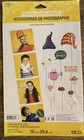 Party Gnomes Photo Booth Props 10 Pack Props: Assorted Sizes With Paper Stick