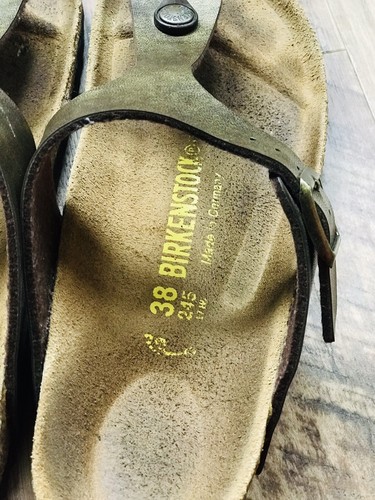 Papillio by Birkenstock Women Gizeh Sandals EU 38 Metallic Copper 7 US Size - Picture 3 of 4