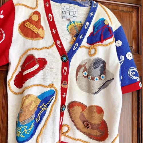 Western Style Motif Sweater -Size Large - Picture 4 of 11