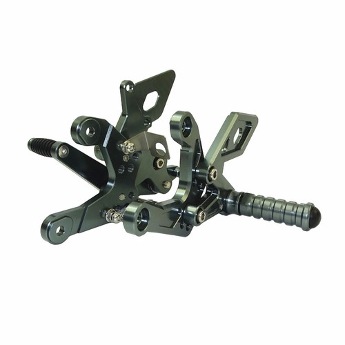 Titanio pedane arretrate regolabili rearsets per HONDA CBR500R CB 500 F/FA/X/XA - Picture 5 of 6