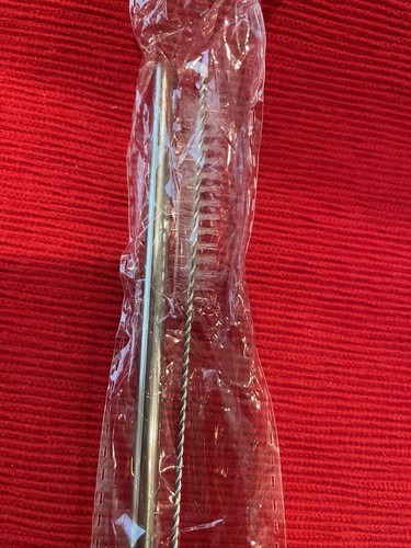 Monopoly Metal Tumbler With Sealed Metal Straw & Cleaning Brush New Old Stock 8” - Picture 4 of 13