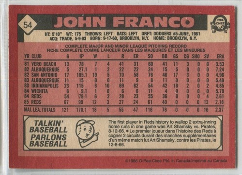 1986, O-PEE-CHEE, Baseball,  #'s 2-298, UPick from list - Picture 68 of 398