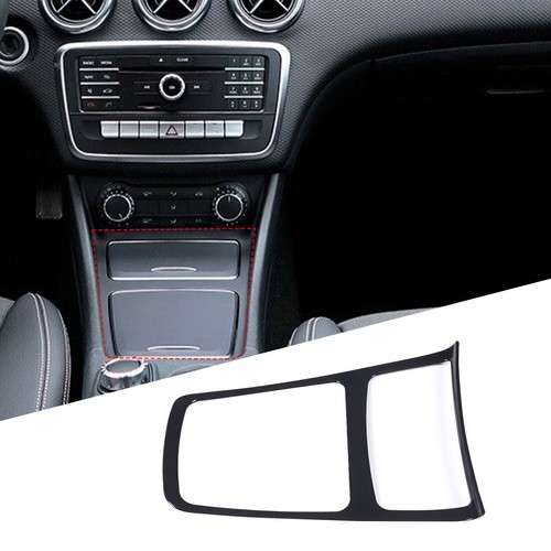 Gloss Black Central Control Storage Box Cover Trim For Benz A GLA CLA 2013-2019 - Picture 2 of 10