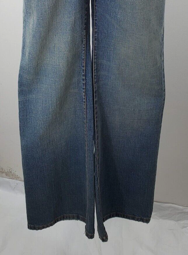 NWT Sergio Valente Audrey 5 Pocket Jeans - Size 12 - Blue (Frost Blast) -33"x33" - Picture 3 of 20