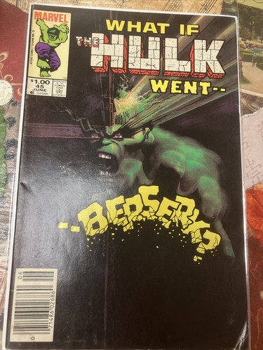 What If...? #45 Copper Age 1984 - NEWSSTAND! - The Hulk Went Berserk - Picture 1 of 17