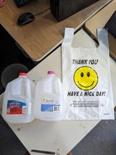 500 Large Carry Out Retail merchandise Supermarket Grocery Plastic Shopping Bag