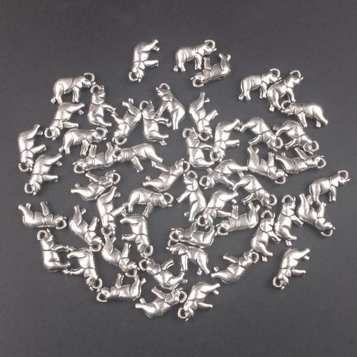 50 Stck. Antik Silber Metall Zwischenring Perlen für Schmuck Herstellung - Bild 7 von 12