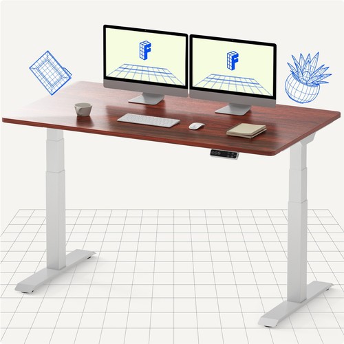 FLEXISPOT E7 161kg Capacity Electric Standing Desk Dual Motor 3-Stage - Picture 67 of 87
