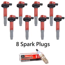 Energy Ignition Coil & Motorcraft Platinum Spark Plug for Ford F-150 Lobo V8