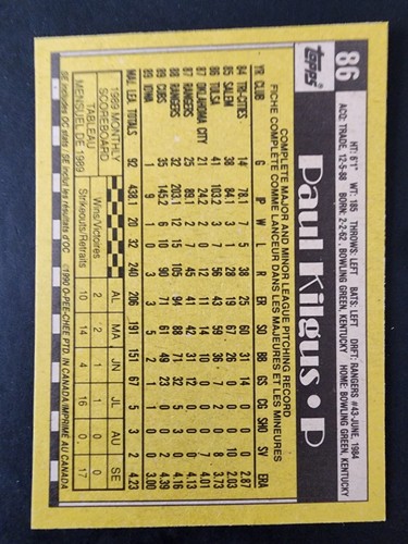 1990 Topps O-Pee-Chee Baseball Cards 1-200 RC HOF Pick From Drop Down Menu FCS - Picture 174 of 402