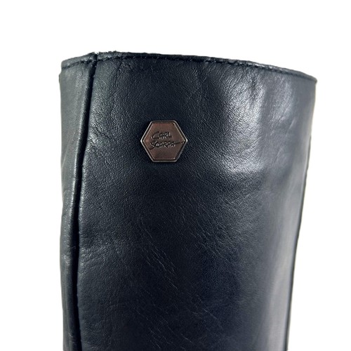 Carl Scarpa Black Soft Leather Knee High Boots UK 5.5 / EU 38 - Picture 8 of 9