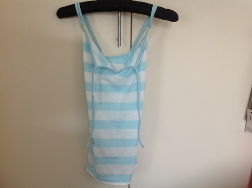 NWT C&C California Blue/White Singlet Tank - Size Extra Small, XS - Picture 2 of 9
