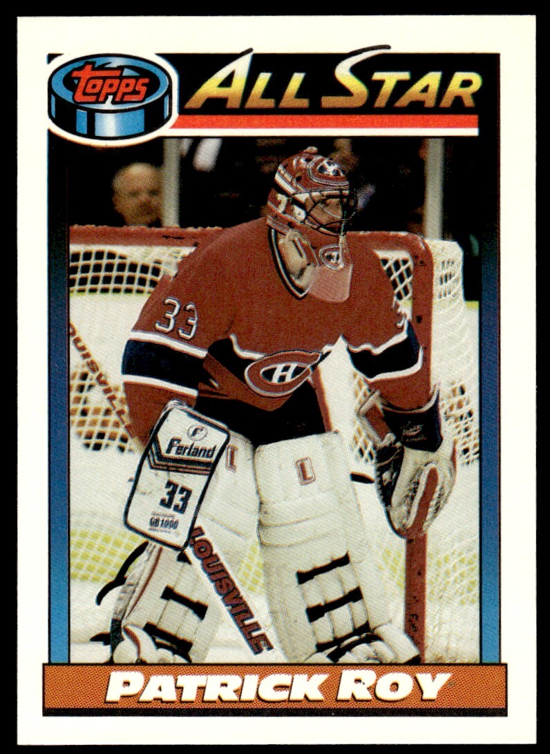 1991-92 Topps Hockey Patrick Roy Montreal Canadiens #270