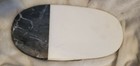 Oval White & Black Marble Cutting Charcuterie board cheese tray decor 12x6