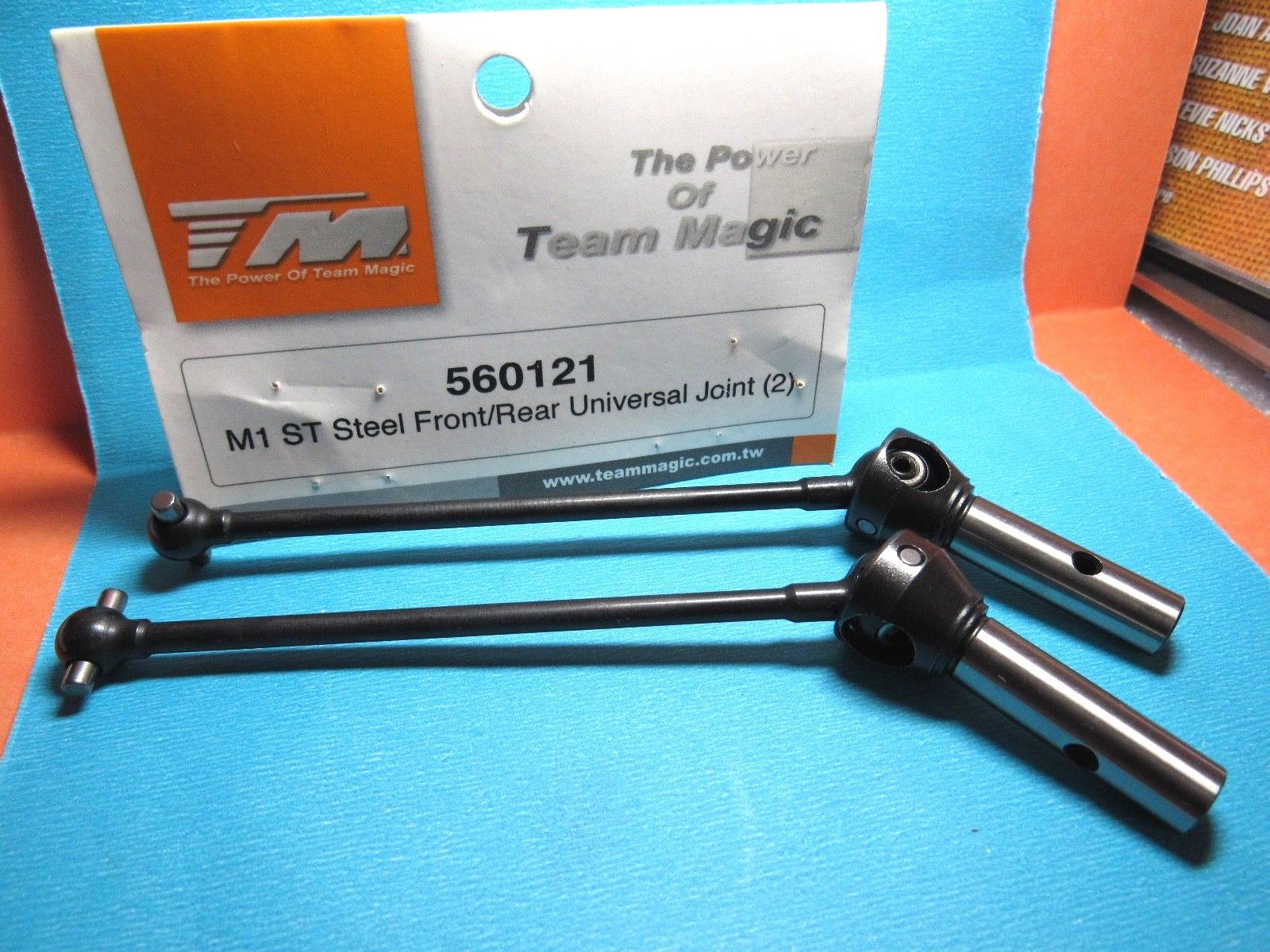 Team Magic 560121 M1 ST Steel Front Rear universal Joint 2pcs Team Magic 560121 M1 ST Steel Front Rear universal Joint 2pcs