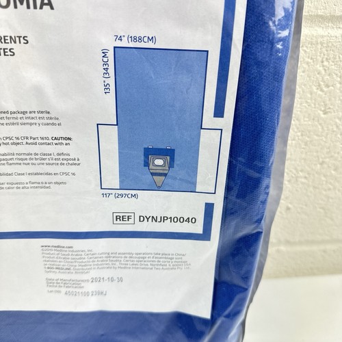 Medline Craniotomy T Drappo chirurgico con sacchetto, 135x74, DYNJP10040, nuovo sigillato! - Foto 2 di 5