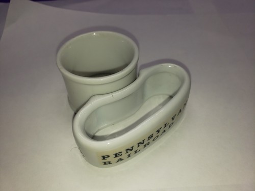 Pennsylvania Railroad Napkin Ring Ceramic Vintage Train Set UNKNOWN REPRODUCTION - Picture 11 of 23
