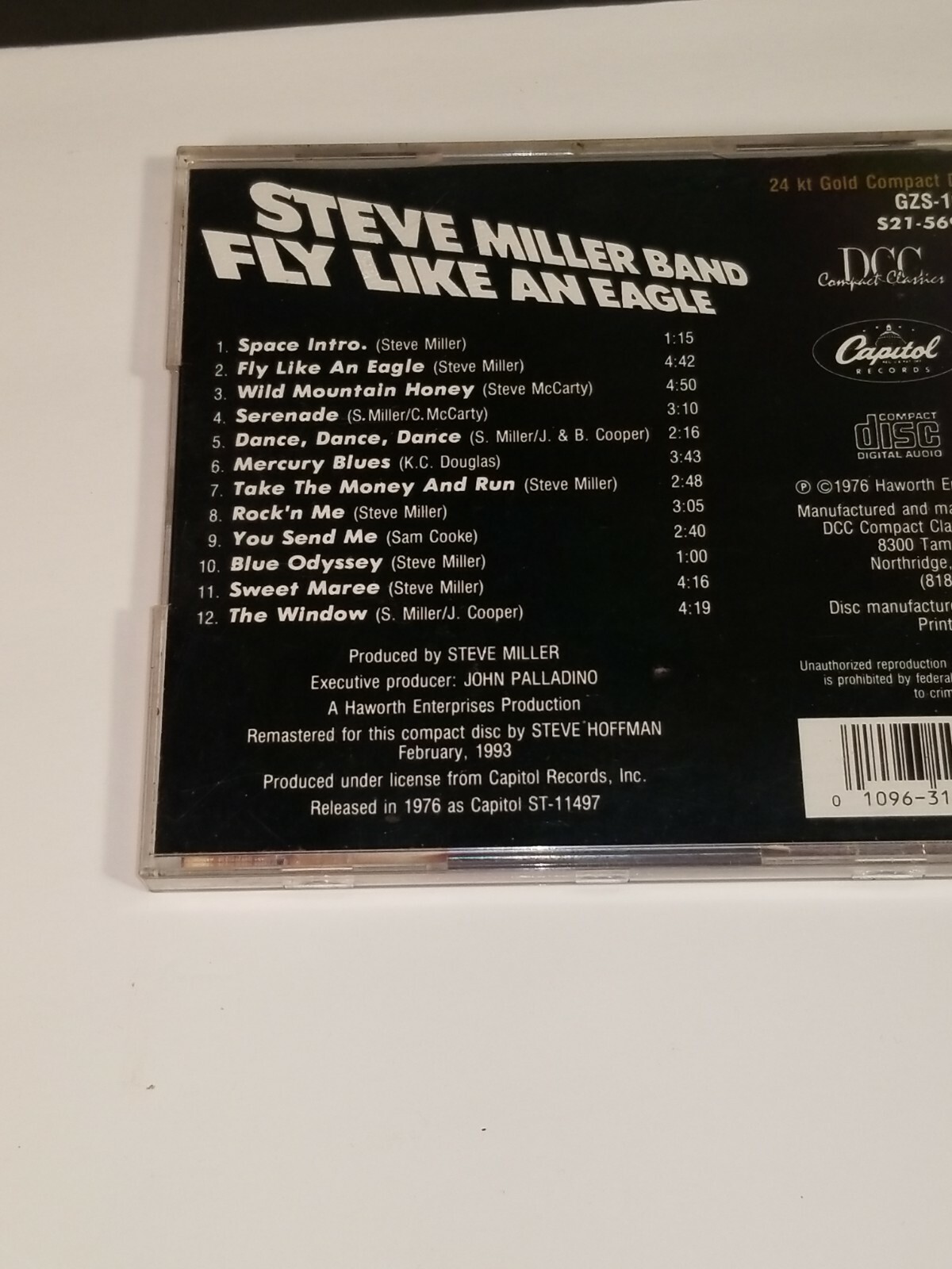 Fly Like an Eagle by Steve Miller Band DDC 24KT Gold CD DCC Remastered Hoffman Opłacalna produkcja krajowa
