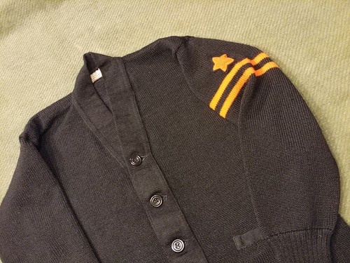 Vintage HANDBUCH HIGH SCHOOL Wollpullover KEENAN'S SPORTWARE Peoria Il 1940er - Bild 4 von 10