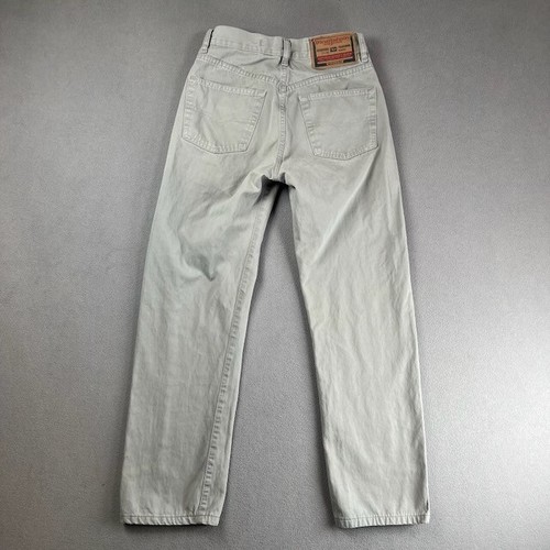 Diesel Jeans Mens 28x29 Gray Cheyenne Relaxed Tapered Button Casual Streetwear - Picture 3 of 15