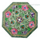 15" Marble Corner side Table Top Pietra dura Inlay Handmade Home Decor
