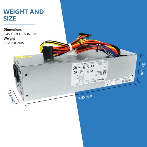 H240AS-01 H240AS-00 L240AS-00 2TXYM 3WN11 240W Optiplex 7010 SFF Power Supply fo - Picture 4 of 8