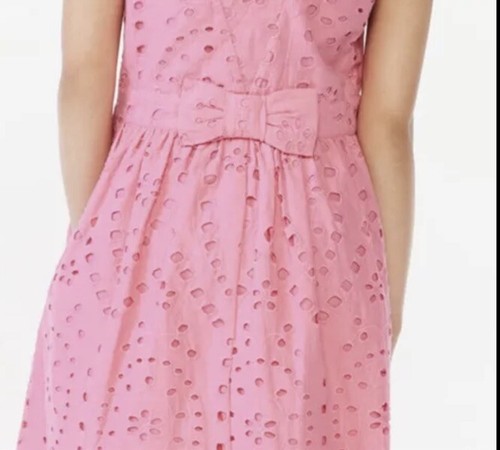 Scoop Girls Pink Eyelet Dress Medium (7-8) NEW - Picture 3 of 8