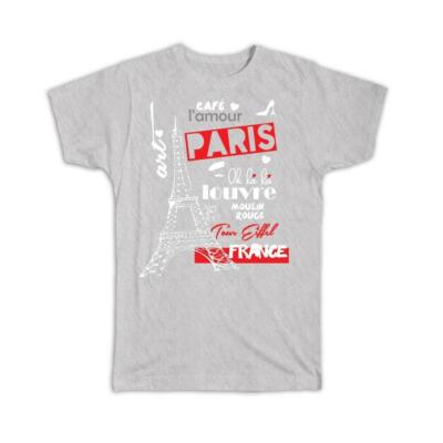 ☆PAF☆ SOUVENIR Tee Spring Paris Edition Black Gift T-Shirt