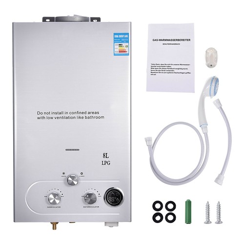 6L-18L gasheizung Gasdurchlauferhitzer Propan Warmwasserbereiter Wasserspeicher - Bild 5 von 156