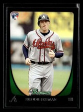 2011 Bowman Freddie Freeman #205 Rookie Atlanta Braves Y4407