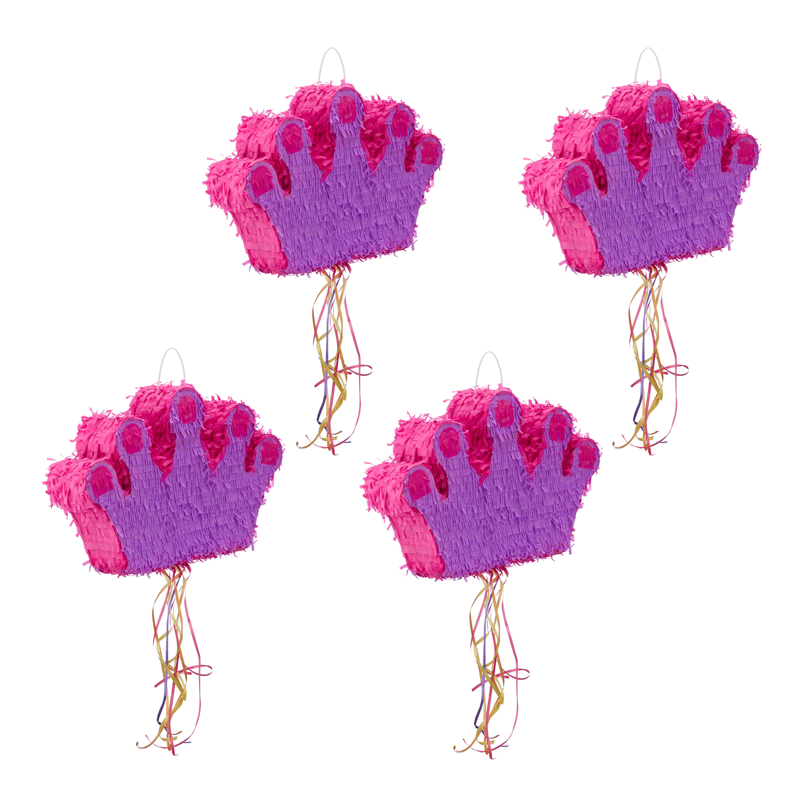 4 pignatte corona set quattro pentolacce da rompere rompere rompere tirando i fili o con bastone 7d8763 4 pignatte corona set quattro pentolacce da rompere rompere rompere tirando i fili o con bastone 7d8763