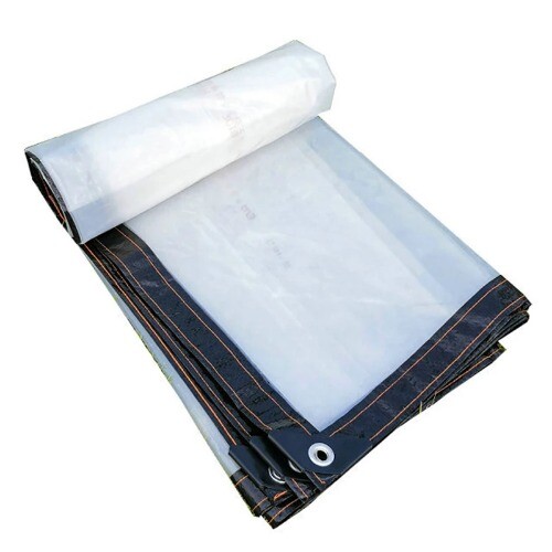 Transparent Plastic Rainproof Film Outdoor Plant Insulation Tent Balcony Awning - Bild 18 von 22