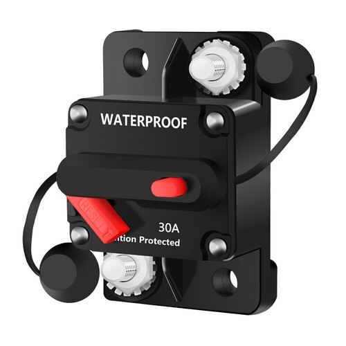 30A 50A-300A AMP Car Circuit Breaker 12V-48V Fuse Reset Waterproof DC Car Boat - Picture 11 of 22